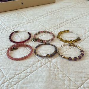 Alex and Ani Beaded bracelets collection